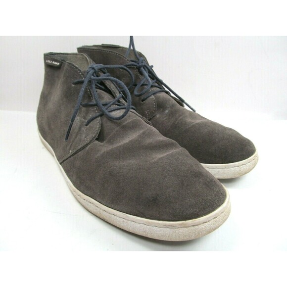 Cole Haan Gray Suede Ankle Boots Mens Size US 10.5 M main image 5